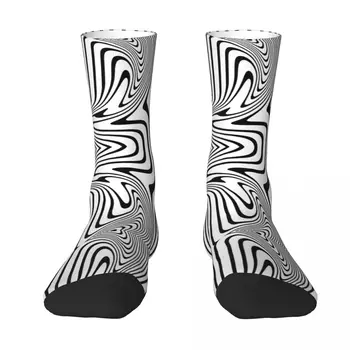 Изолирани чорапи в контрастен цвят, Полева опаковка, еластични чорапи с хумористичен модел, уникален отглеждане R117