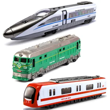 Модел на жп пътя, инерционен влак играчки, подземен движещ се автомобил, модел за момчета, детски играчки, високоскоростен подземен жп път 