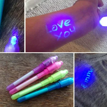 Светлинна писалка с невидимо мастило, магически маркер, богат на функции Рекламна писалка, Детски образователни играчки
