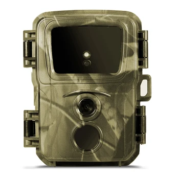 Мини камера за проследяване 16MP 1080P, ловна камера с активиране на движението и 65-футовым нощно виждане, външна камера за разузнаване на дивата природа IP65