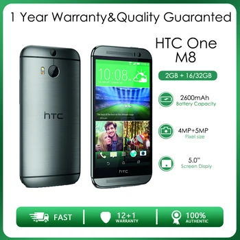 HTC One M8 Рециклирани Отключени 16 GB/32 GB, 2 GB ram 4G LTE Четырехъядерная Камера за обратно виждане 4 MP 5.0 е 