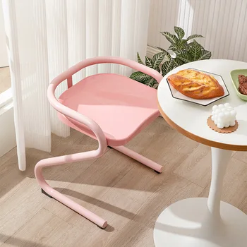 Маса за хранене, стол за почивка, модерен, скандинавски прост столче за съблекални, Ресторант железни дизайнерски столове за Кухня cadeira мебели за дома HY