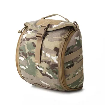 Найлонова чанта Найлон 1000D Маска за лице Чанта за съхранение на Преносим Водоустойчив система Molle Чанта за съхранение на тактически шлем Чанти