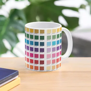 Кафеена чаша в различни цветове по Pantone, забавни чаши за кафе
