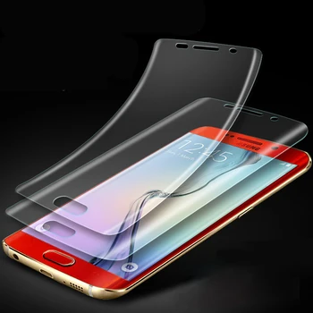 YKSPACE 2 бр. Мека 3D Защитно Фолио е С Пълно Покритие За Samsung Galaxy Note 9 8 7 FE Фен S6 S7 Edge S8 S9 S10 Plus