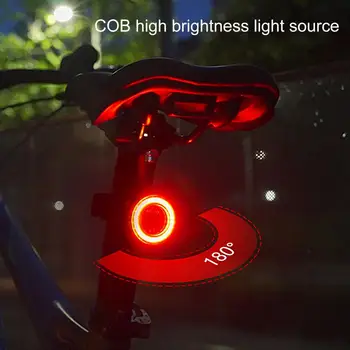 MEROCA Велосипеден интелигентен сензор за автоматично спиране IPX6 Водоустойчива led зареждане на Велосипеди задна светлина Аксесоари за задните светлини на велосипеда
