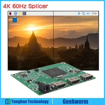 Процесор контролер Видеостены 4K 60Hz 1 в 2 От ТВ-Сплайсера Splitter 1x2 2x1 HD 1080P Video Switcher Такса Адаптер