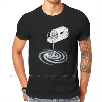 Космическа серия Други тениски от 100% памук с принтом Mix It Up, мъжки t-shirt, забавно облекло 6XL