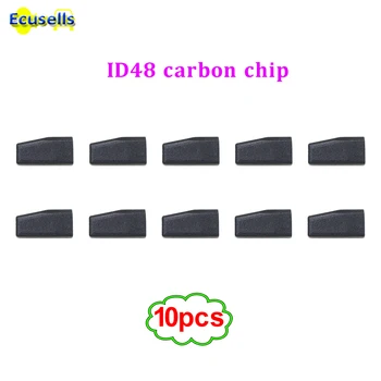 10 бр./лот един Нов, Чист въглероден чип-транспондер ID48 резервни 48 чип