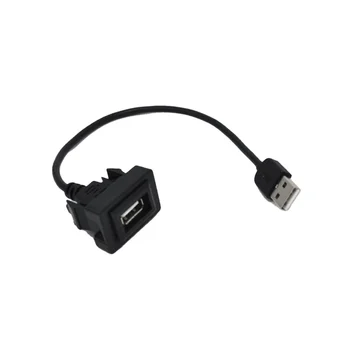 USB Порт за розетка на таблото за Монтиране на панели за контакти адаптер USB 2.0 Порт Удължител панел