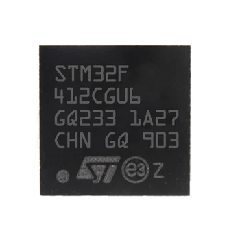 STM32F412CGU6 UQFN48 на Чип за Микроконтролера STM32F412 IC Интегрална Схема Чисто Нов Оригинален