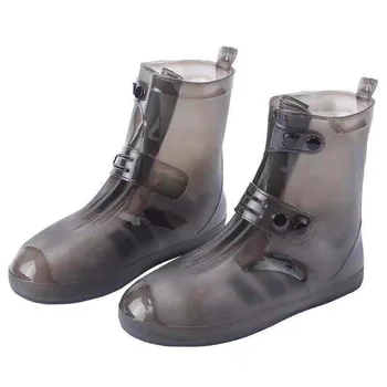 однотонная непромокаемая обувки, бахилы, водоустойчив, без хлъзгане и износоустойчивост, бахилы от силиконов каучук, сгъстено и непромокаеми