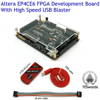 ALTERA Cyclone IV EP4CE6 FPGA Development Kit Такса Altera EP4CE EP4CE6F17C8 с USB-ботуш силен вятър