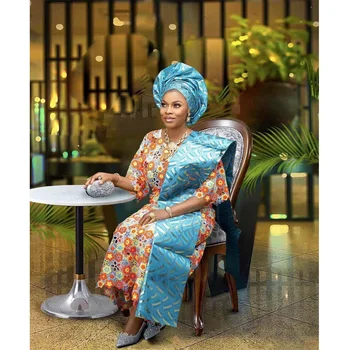 Африкански Текстилен Прическа Sego Gele Head Равенство, нигерийски прическа gele От злато, 024, 2 бр./пакет, Африка прическа sego за дами, жени