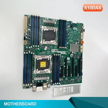 X10DAX за работна станция Supermicro дънната платка с двоен съединител R3 (LGA 2011), за да Поддържа процесорите от семейството Xeon E5-2600 v4/v3