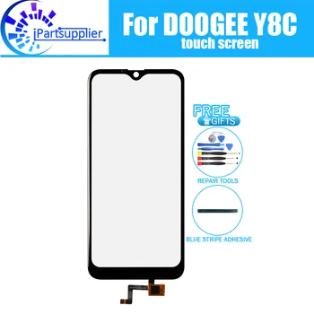 6,1 инча Doogee Y8C Сензорен Екран Стъкло 100% Гаранция за Оригинален Дигитайзер, Стъклен Панел Touchpad Замяна За Doogee Y8C
