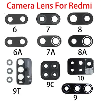 2 бр./лот, на Оригиналния Обектив на задната камера За Xiaomi Redmi 10 9T 9C K40 9A 9 8 8A 7 7A 6 6A Стъклен Капак на обектива на задната Камера с лепило