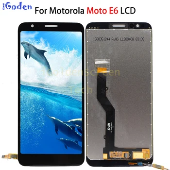 Оригинален За Motorola Moto E6 LCD дисплей С сензорен Екран Digiziter възли За мото E6 LCD Без Мъртви Пиксели
