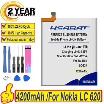 Най-добрата марка, 100% Нова батерия 4200mAh LC-620 за Nokia 6.2 7.2 TA-1198 TA-1200 TA-1196 + безплатни инструменти