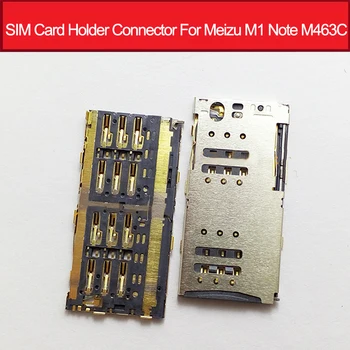 Титуляр на гнездото за SIM-карти, жак за Meizu M1 note M463c гнездо на гнездо за SIM-карти адаптер За Meilan note M463m M463u тава за четене СИМ-карти