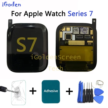 Оригиналния Apple Watch СЕРИЯ 7 LCD сензорен дисплей, Дигитайзер, 41 мм 45 мм A2475, A2476, A2477, A2478 За iWatch S7 LCD