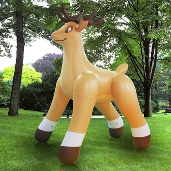 Рекламен PVC надуваеми животни елен за играчки
