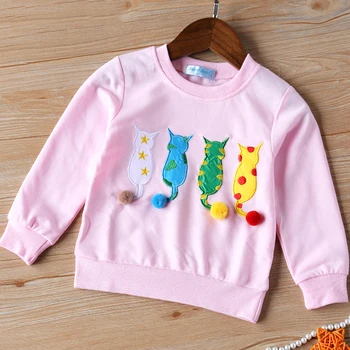 Детски пуловер, есенна риза с дълги ръкави за момчета и момичета, детско палто с чудесни анимационни герои, връхни дрехи за 2-6 години