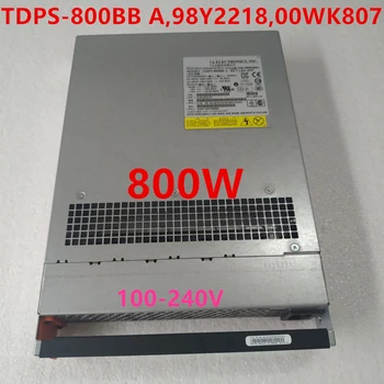 Почти Нов оригинален захранващ блок за IBM V5000, V3500, V3700, импулсно захранване TDPS-800BB A 98Y2218 00WK807