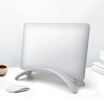 Вертикална поставка за лаптоп, сиво, сребристо настолен постоянен титуляр от алуминиева сплав, противоскользящий за Macbook Pro Air 13 14 16