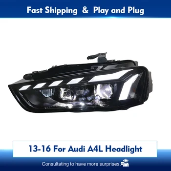 Автомобилен аксесоар за AUDI A4L 2013-2016 Светлини DRL, главоболие фенер, Фарове за мъгла, сигнален обектива на проектора, Автомобилен