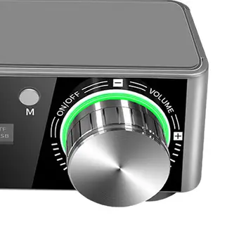 Стереоусилитель мощност USB Интерфейс за Двуканална настолен мини цифров усилвател за студио за лаптоп аудио системи за домашно кино, телевизия