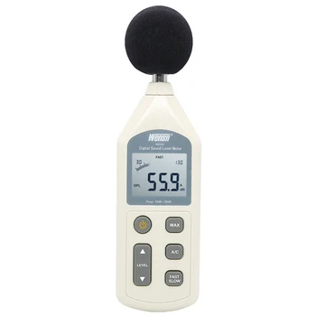 WS1361C WS1361 30-130 db LCD Цифров Измерител на нивото на звука, Уред За измерване на Шума, Рецепционист Мониторинг Децибела, Тестер