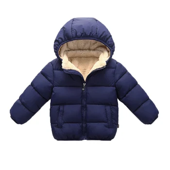 Зимните якета са за малки момичета и момчета, детско утепленное палто с подплата, връхни дрехи за деца, детски топло яке за момиченца от 1 до 5 години