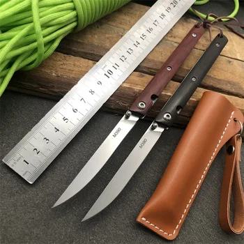 НОВА стоманена сгъваем нож CS Go M390 от масивно Дърво, преносим EDC, походный инструмент, ловни ножове за къмпинг с кобур, плодови ножове