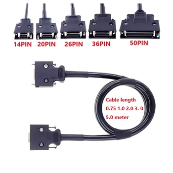 Кабел за предаване на данни серво SCSI 14P 20P 26P 36P 50P кабел SCSI CN14Pin CN20Pin CN26Pin CN36Pin CN50Pin Удлинительный кабел