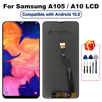 На оригиналния Samsung Galaxy A10 2019 LCD дисплей A105F A105/DS, SM-A105F A10 Сензорен Дисплей, Дигитайзер, резервни Части За Galaxy A105 LCD