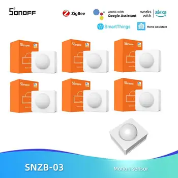 SONOFF SNZB-03 Zigbee Сензор за Движение Умен Дом Детектор за Сигурност Сензор за Присъствие Подкрепа ZHA Home Assistant Приложението ZBBridge eWeLink