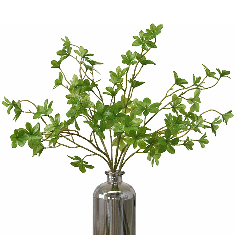 73 см, изкуствени растения, японски Камбанка, Кон, Пиян Дървен Лист, фалшив Цвете, изкуствена Разклонение на дърво, украса за стайна плотове Зелено растение - 0