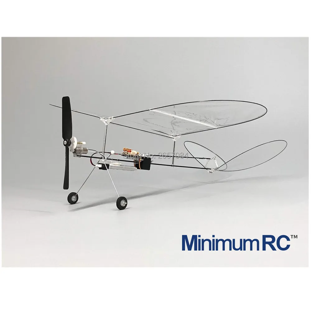 MininimumRC Plane Butterfly V1 Сверхлегкая тонкопленочная модел самолет с фиксирано крило за помещения - 0