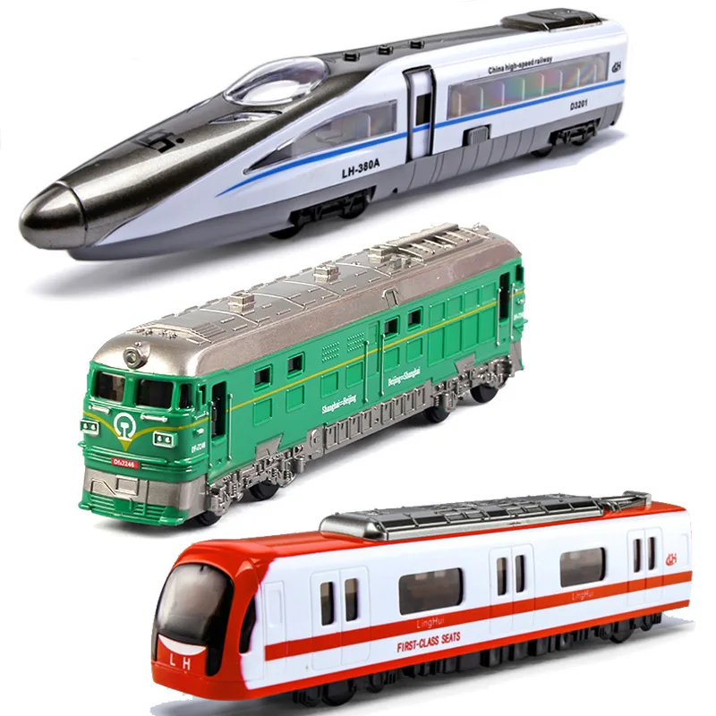 Модел на жп пътя, инерционен влак играчки, подземен движещ се автомобил, модел за момчета, детски играчки, високоскоростен подземен жп път  - 0