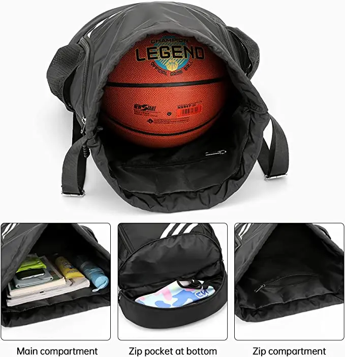 Водоустойчива спортна чанта за мъже, спортен раница, мъжки баскетболен чанта от съвсем малък, уличен спортен раница, дамска спортна чанта за фитнес - 2