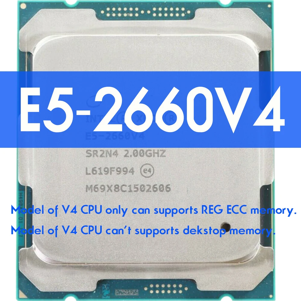 Комплект дънната платка Atermiter X99 AS9 с процесор Xeon E5 2660 V4 CPU LGA2011-3 DDR4 32 GB (2X16 GB) памет, 3200 Mhz ECC REG - 2