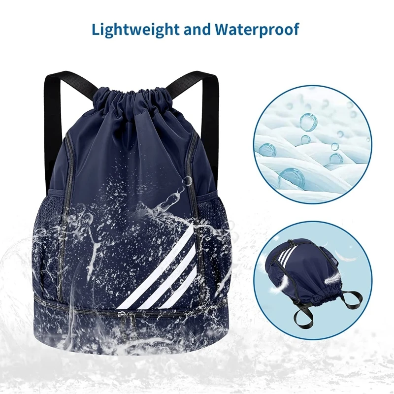 Водоустойчива спортна чанта за мъже, спортен раница, мъжки баскетболен чанта от съвсем малък, уличен спортен раница, дамска спортна чанта за фитнес - 3