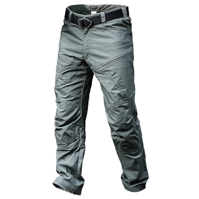 Мъжки демисезонная градинска работно облекло Панталон cargo армейските фенове за скално катерене, пешеходен туризъм, водоустойчива, тънки дишащи тактически спортни панталони - 3