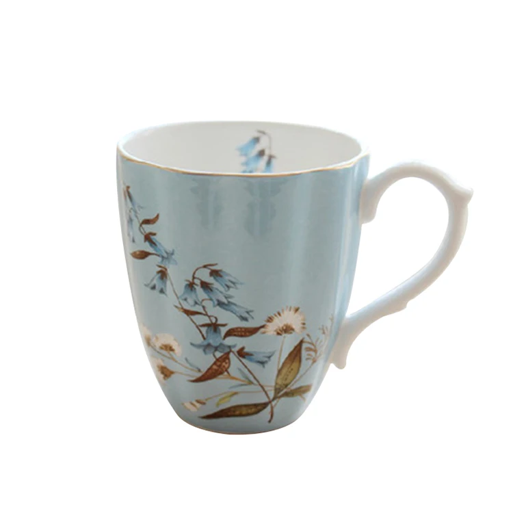 продажба на едро чаена чаша, нова чаша от костен порцелан, бели чаши от фин костен порцелан, златни японската керамична чаша - 3
