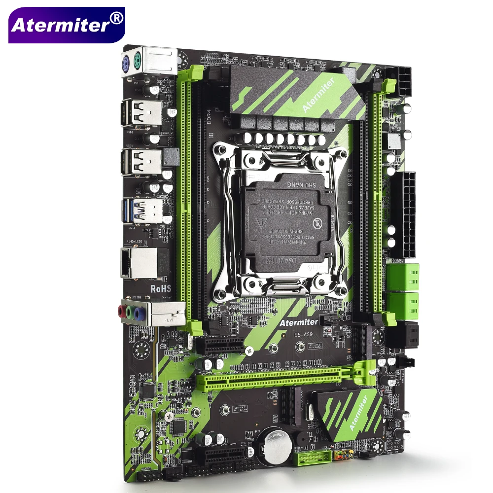 Комплект дънната платка Atermiter X99 AS9 с процесор Xeon E5 2660 V4 CPU LGA2011-3 DDR4 32 GB (2X16 GB) памет, 3200 Mhz ECC REG - 4