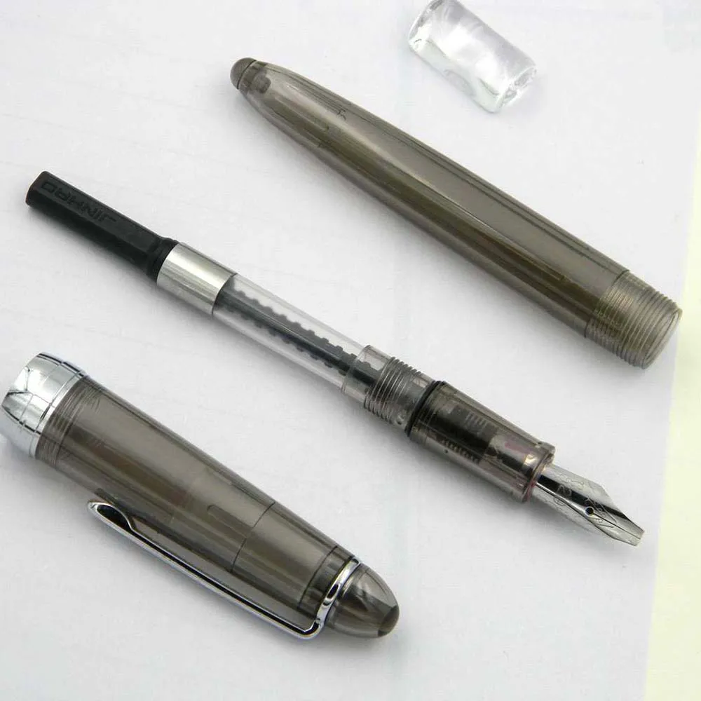 пластмаса, прозрачен, сив, за практикуване на калиграфия, паралелна широка писалка - 4