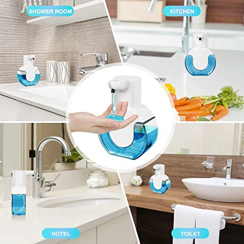 1 комплект Автоматично докосване на спорта сапун за умни пяна за измиване на мобилен телефон, монтиран на стената опаковка сапун ABS - 5
