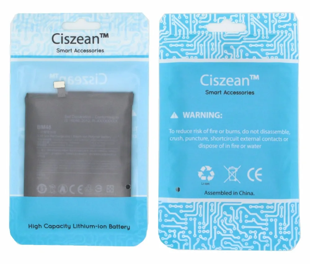 Ciszean 3,85 В 4000 ма 15,4 Wh BM48 Подмяна на батерията Xiaomi Mi Note 2 - 5