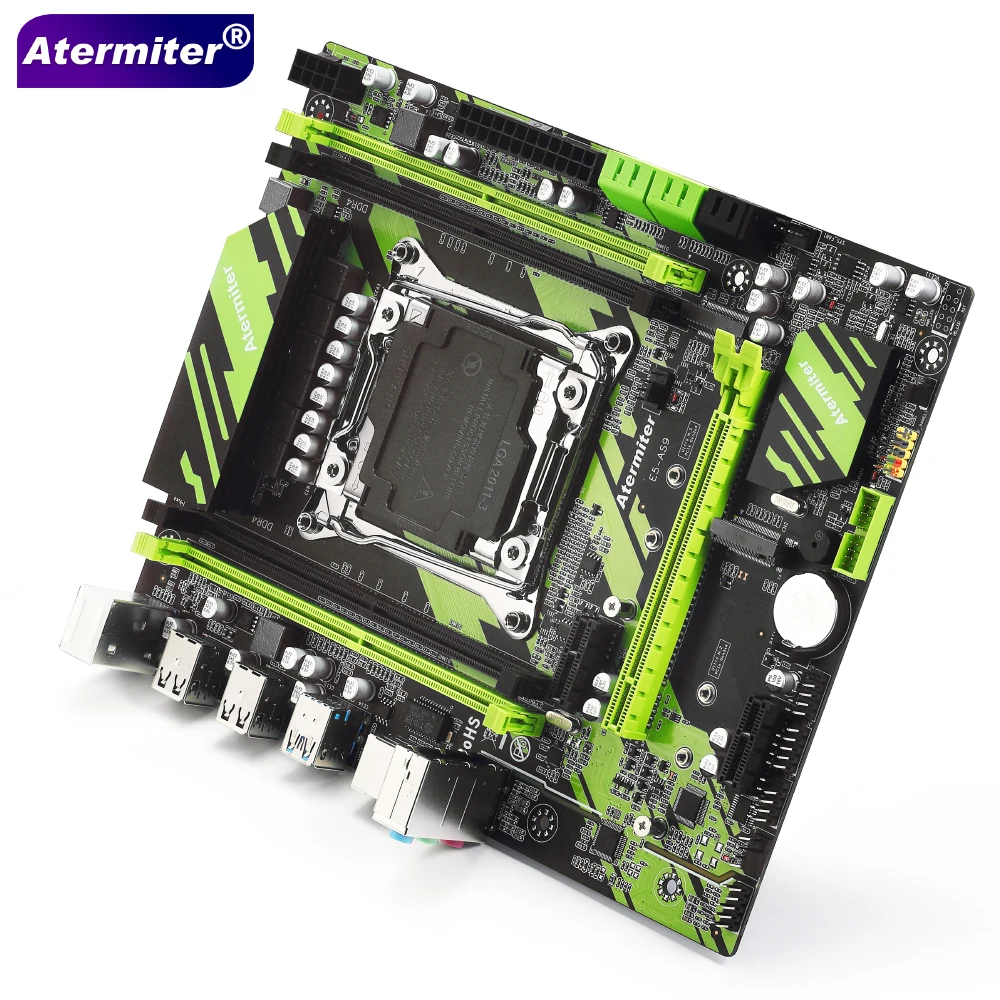 Комплект дънната платка Atermiter X99 AS9 с процесор Xeon E5 2660 V4 CPU LGA2011-3 DDR4 32 GB (2X16 GB) памет, 3200 Mhz ECC REG - 5